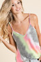 BiBi Tie Dye French Terry Sleeveless Top