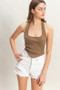 HYFVE Mineral Wash Halter Neck Everyday Top