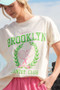 Lime 'N' Chili Brooklyn Graphic Round Neck Short Sleeve Top