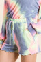 BiBi Tie Dye French Terry Top and Shorts Set