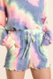 BiBi Tie Dye French Terry Top and Shorts Set