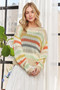 ADORA Stripe Long Sleeves Knit Top
