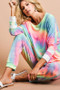 BiBi Tie Dye French Terry Casual Pants