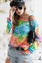 BiBi Tie Dye Soft Knit Jersey T-Shirt
