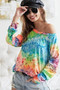 BiBi Tie Dye Soft Knit Jersey T-Shirt