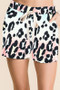 BiBi Gradation Leopard Print Shorts with Twill Tape