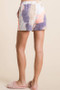 BiBi Tie Dye Terry Shorts with Drawstring