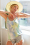BiBi Tie Dye French Terry Sleeveless Top