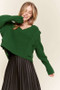 ADORA Ruffle Detail Adorable Sweater
