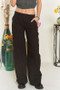 ADORA Low Rise Casual Cargo Pants