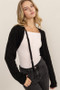 HYFVE Cable-Knit Tie-Front Shrug