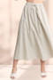 ADORA Drawstring Waist Crinkle Maxi Skirt
