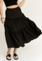 ADORA Rhinestone Accent Tiered Skirt