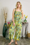 ADORA Elastic Detail Tropical Jumpsuit