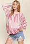 ADORA Drop Shoulder Graffiti Sweater