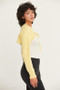 HYFVE Cable-Knit Tie-Front Shrug