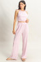 HYFVE Striped Halter Neck Top and Pants Set