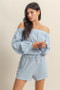 HYFVE Off Shoulder Top and Shorts Set