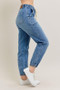 Judy Blue Full Size High Waist Denim Jogger Plus Size