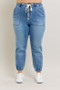 Judy Blue Full Size High Waist Denim Jogger Plus Size