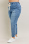 Judy Blue Full Size High Waist Denim Jogger Plus Size
