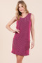 BOMBOM Rib Knit Tank Dress