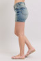 Judy Blue Full Size V-Front Vintage Wash Shorts Plus Size