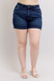 Judy Blue Full Size High Waist Back Flap Pocket Denim Shorts Plus Size
