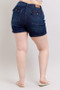 Judy Blue Full Size High Waist Back Flap Pocket Denim Shorts Plus Size