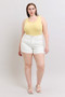 Judy Blue Full Size High Waist Double Roll Cuff Denim Shorts Plus Size