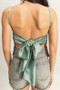 HYFVE Satin Back Tie Detail Cami