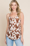BOMBOM Animal Print Cami