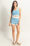 HYFVE Striped Cropped Tank and Shorts Set