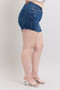 Judy Blue Full Size High Waist Criss-Cross Waistband Denim Shorts Plus Size