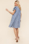 Haptics Double Ruffle Sleeve Dress with Side Pockets