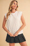 Aemi+Co Solid Color Round Neck Tank