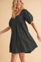 Aemi + Co Square Neck Babydoll Dress with Pockets