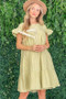 And The Why Cotton Gauze Baby Doll Casual Dress
