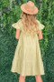 And The Why Cotton Gauze Baby Doll Casual Dress