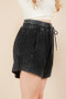 VERY J Mineral Washed Comfy Baggy Shorts