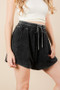 VERY J Mineral Washed Comfy Baggy Shorts