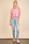 VERY J Front Tie Crochet Crop Top