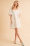 Aemi + Co Square Neck Babydoll Dress with Pockets