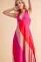 Aemi+Co Color Block Sleeveless Maxi Dress