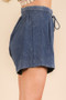 VERY J Mineral Washed Comfy Baggy Shorts