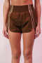 VERY J Striped Trim Detail Activewear Shorts