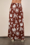 VERY J Printed Resort Midi Skirt