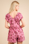VERY J Floral Printed Ruffle Romper