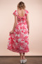 VERY J Tropical Printed Midi Summer Boho Dress