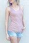 And The Why Ribbed Knit Slim Tank